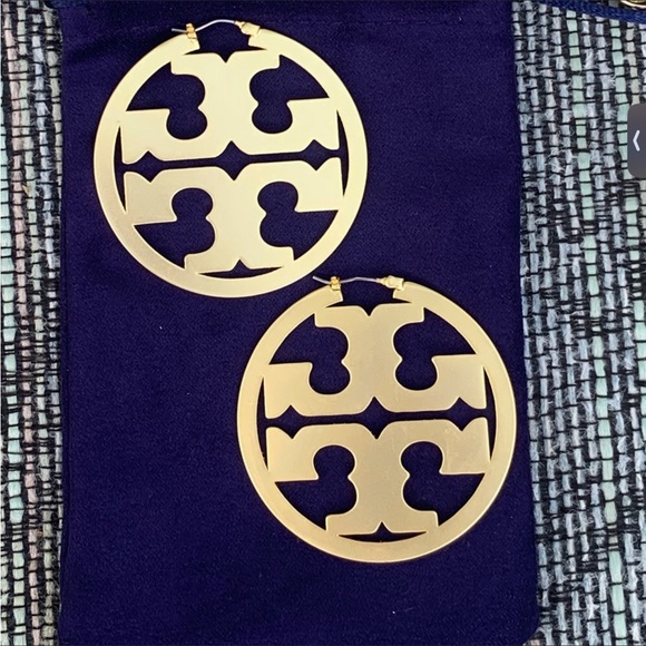 NWOT Tory Burch Miller Hoop Earring - Picture 4 of 6